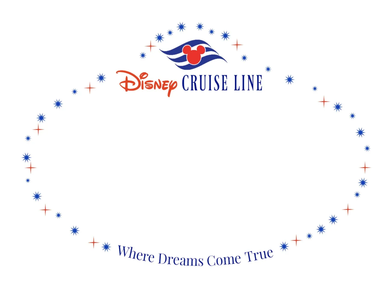 Printable Disney Cruise Line Name Tag