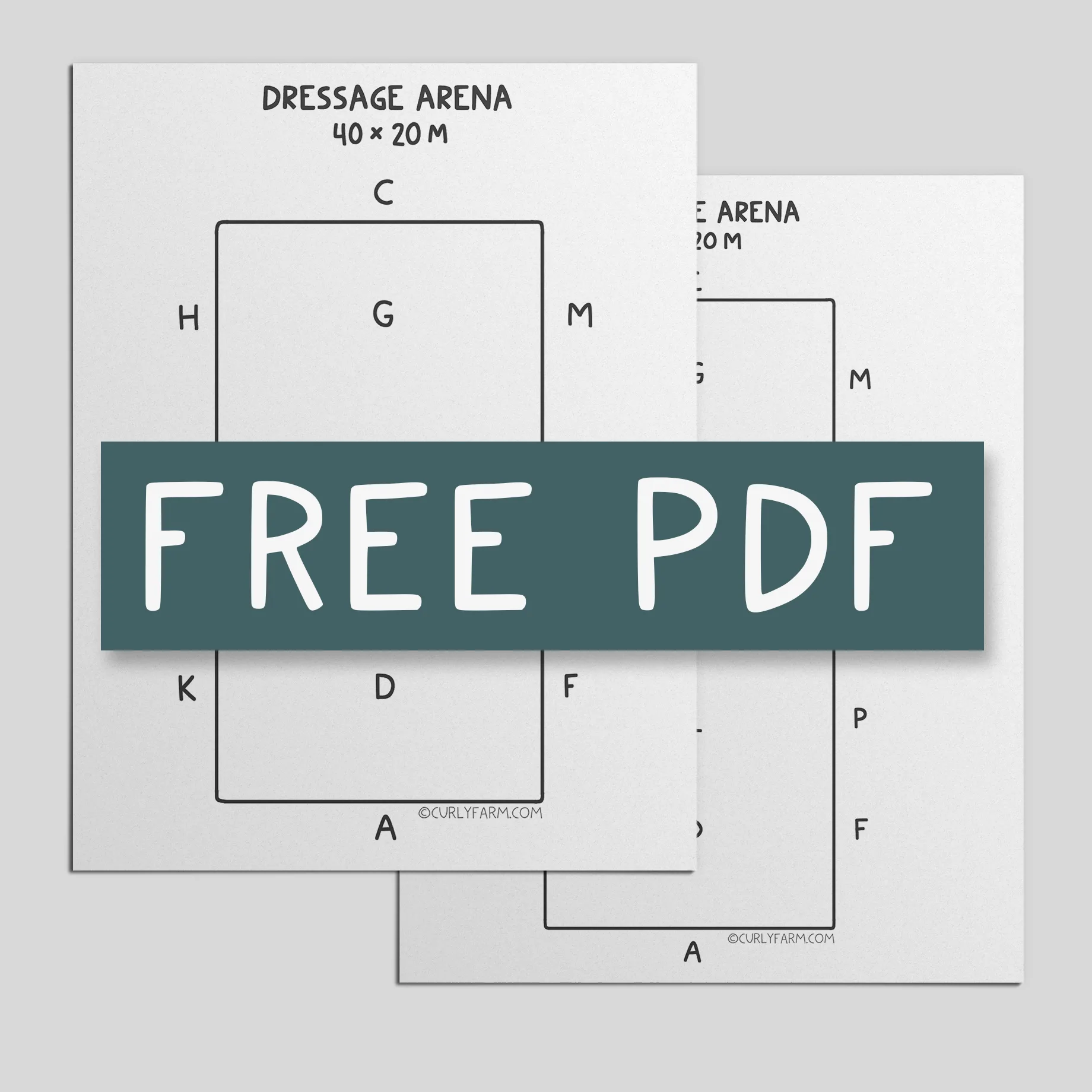 Printable Dressage Arena Pdf