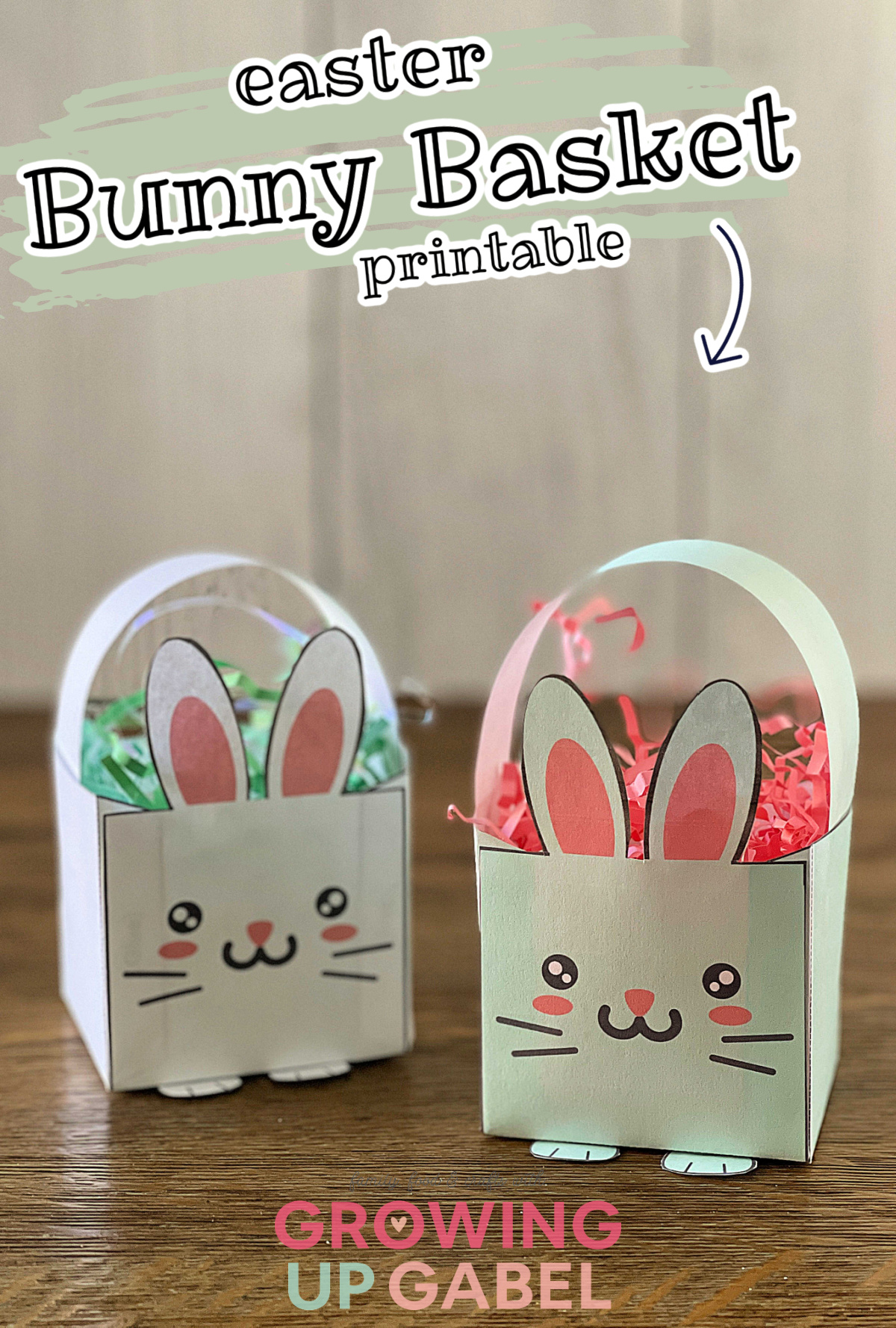 paper easter basket printable