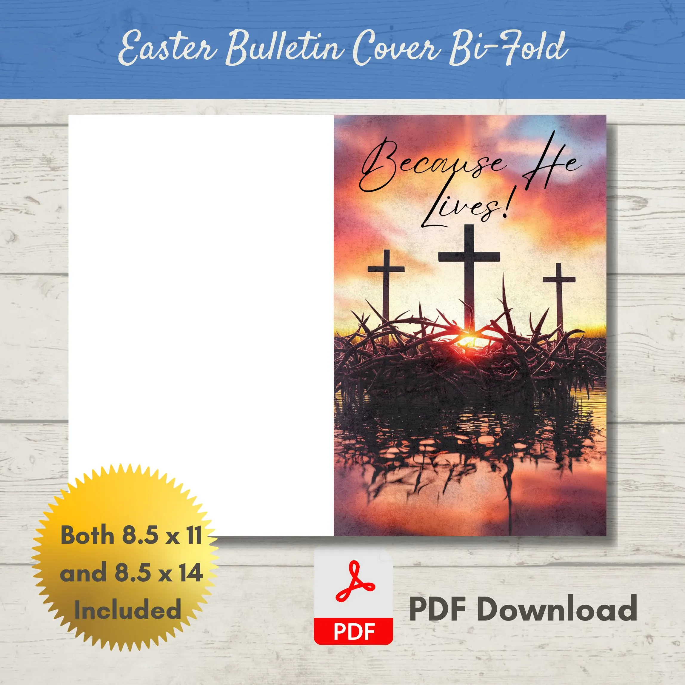 printable easter bulletin covers