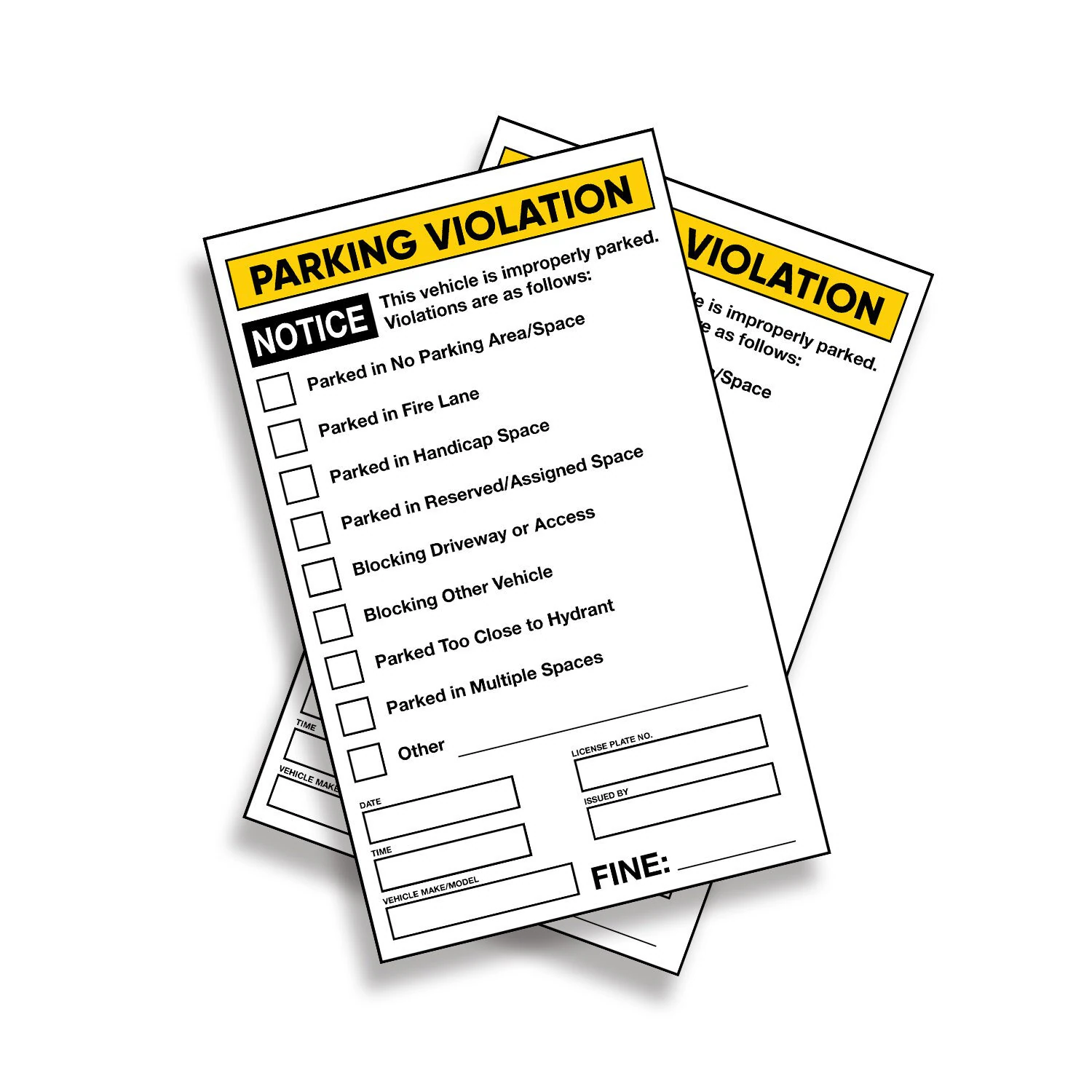 Printable Fake Parking Tickets Digital Printable Fake Parking Tickets Digital