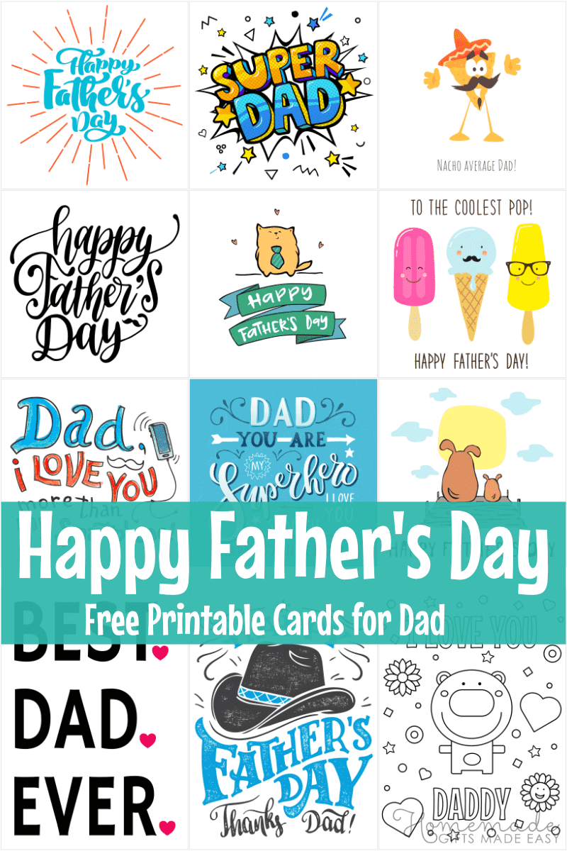Printable Fathers Day Cards