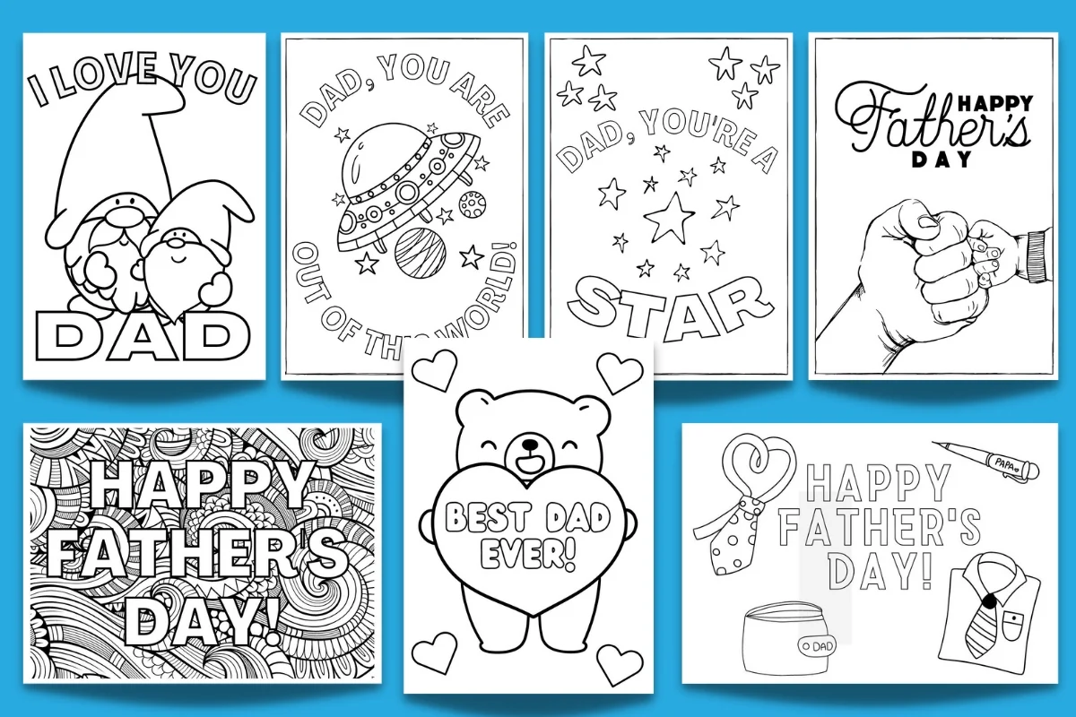 free printable step fathers day cards