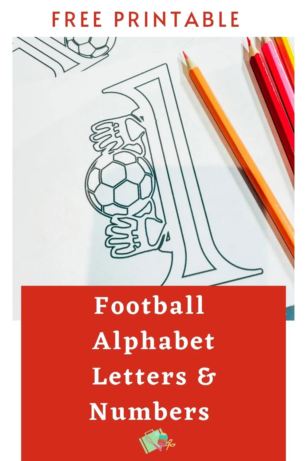 free printable football letters