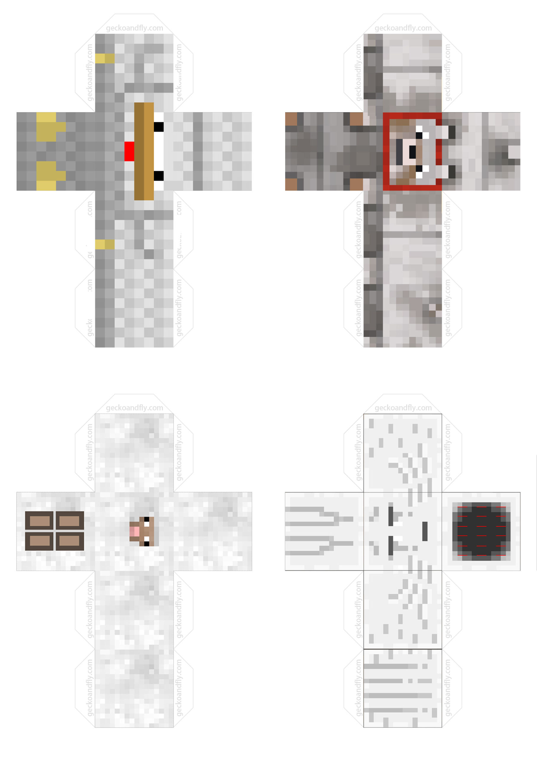 Printable Minecraft Cube Templates
