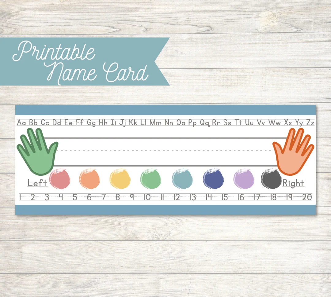 Printable Name Cards Name Plates Desk