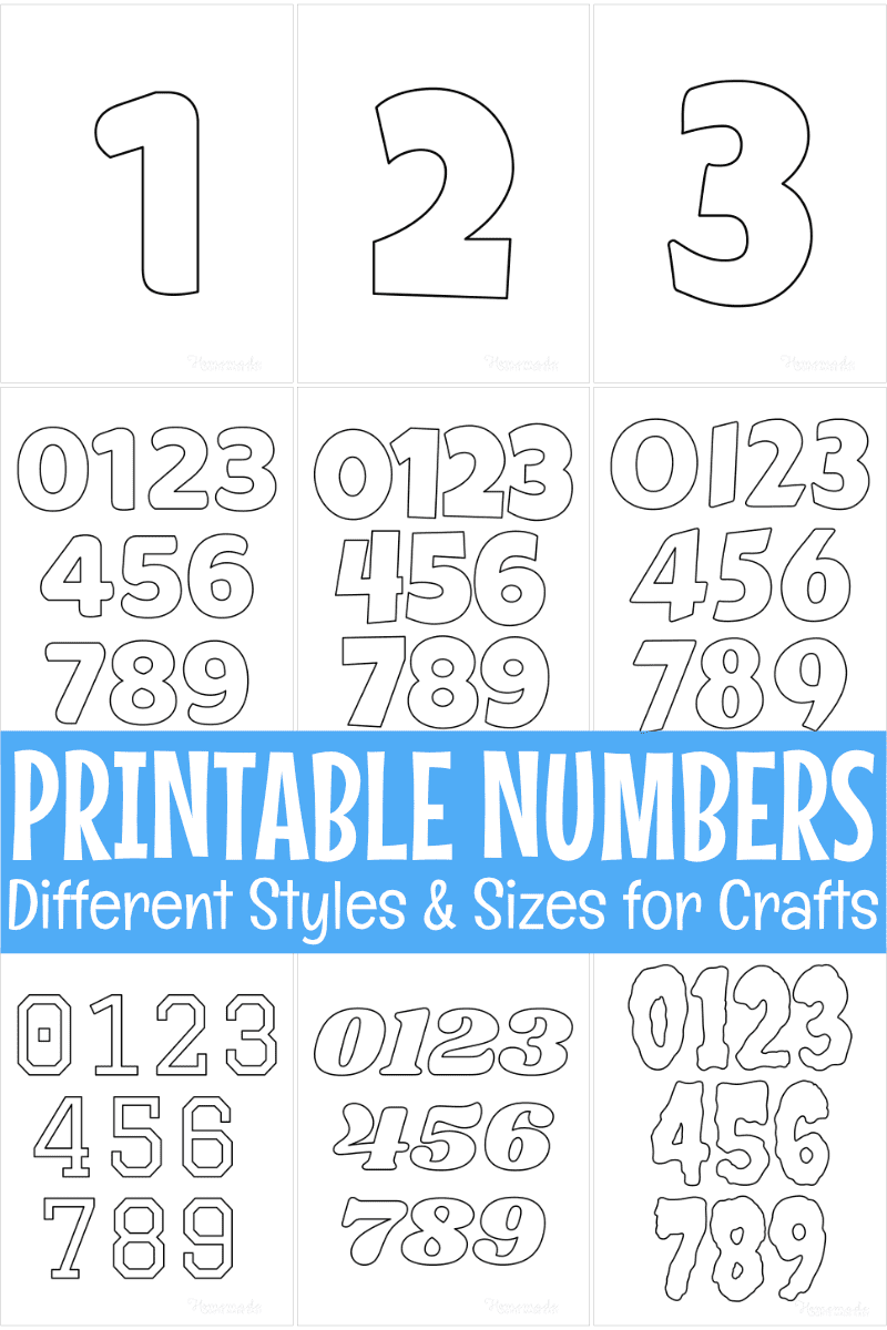Printable Numbers