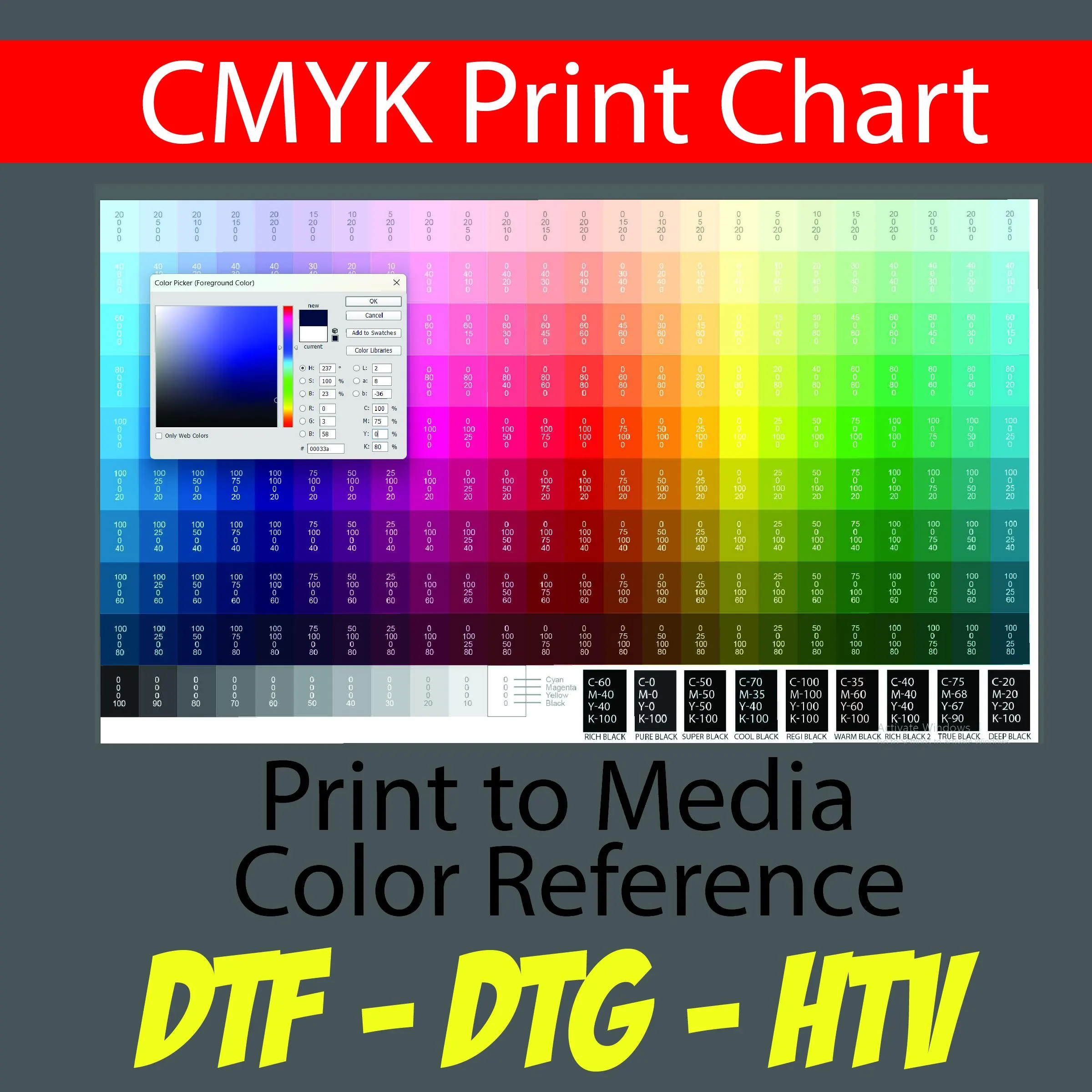 free printable rgb color chart