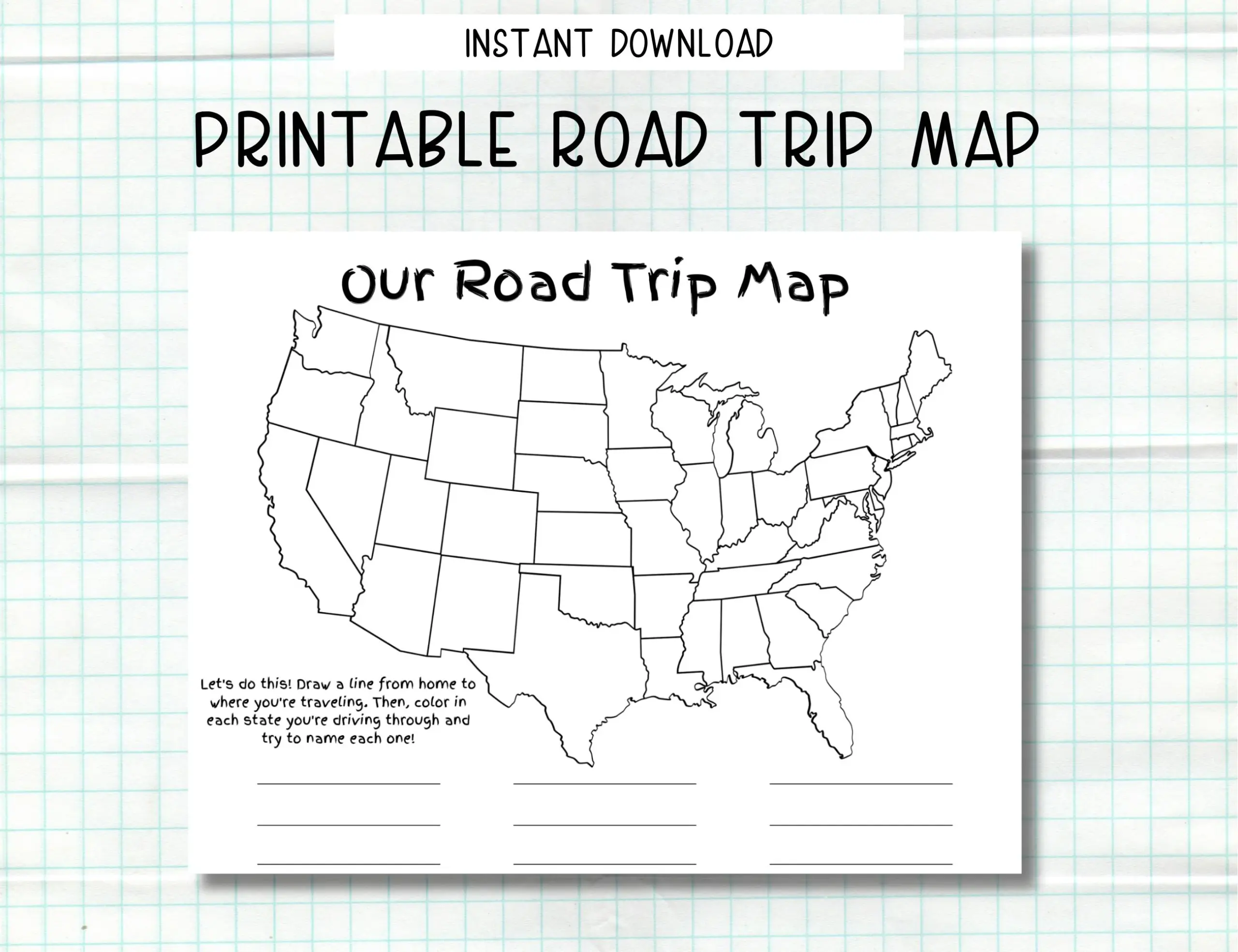 free printable road maps
