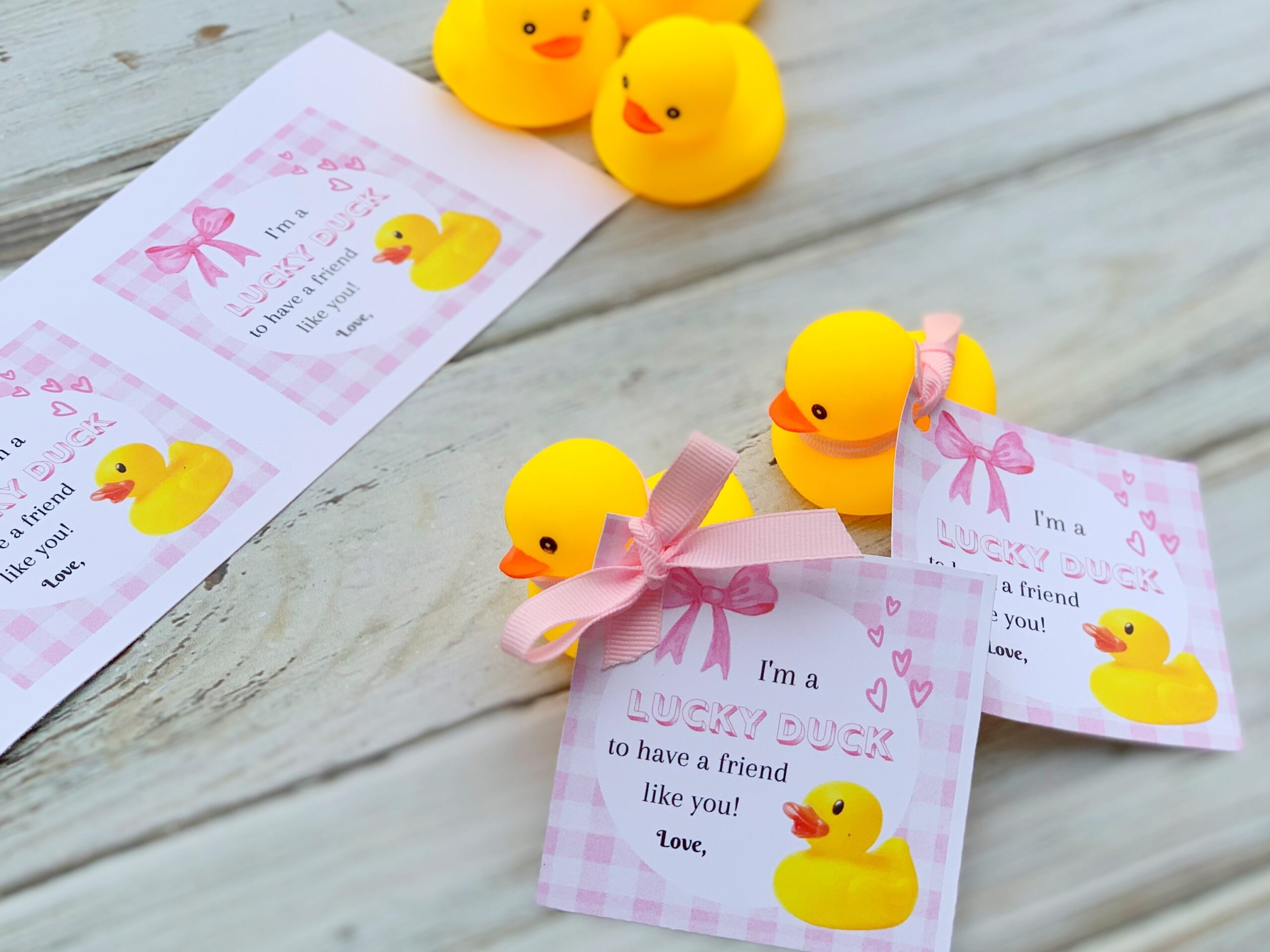 duck valentine printable free
