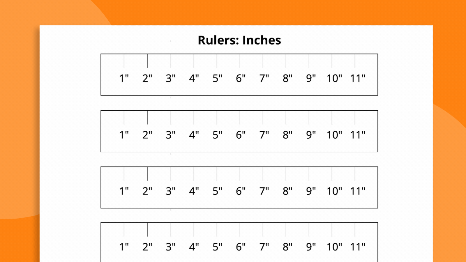 Printable Ruler