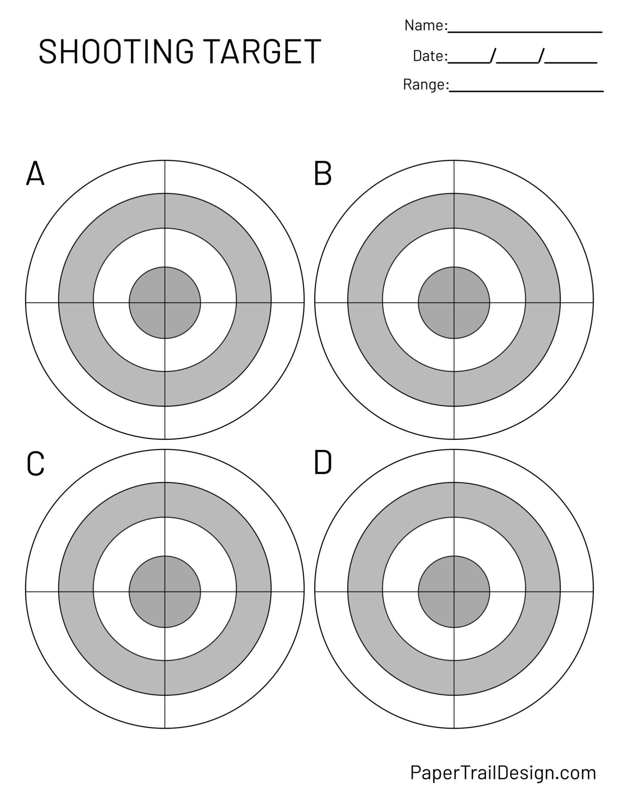 Printable Shooting Targets