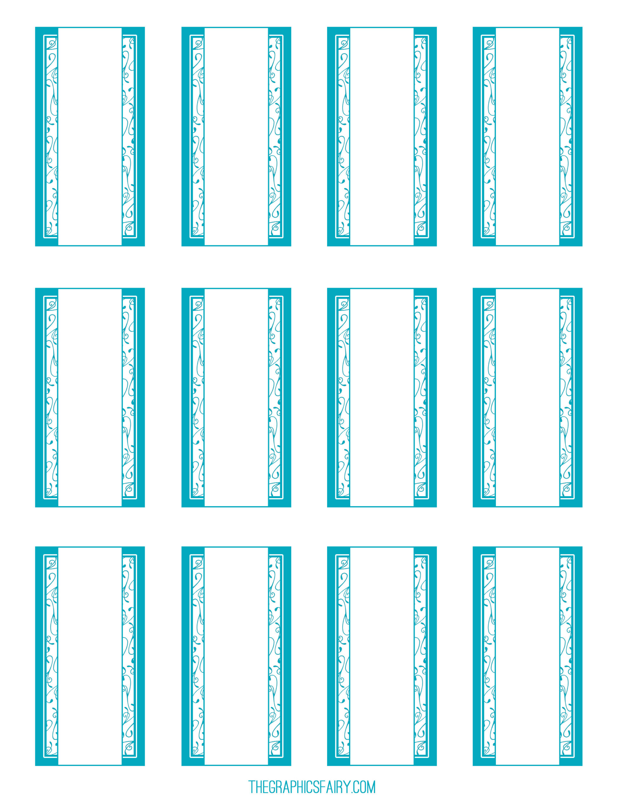 Printable Storage Labels