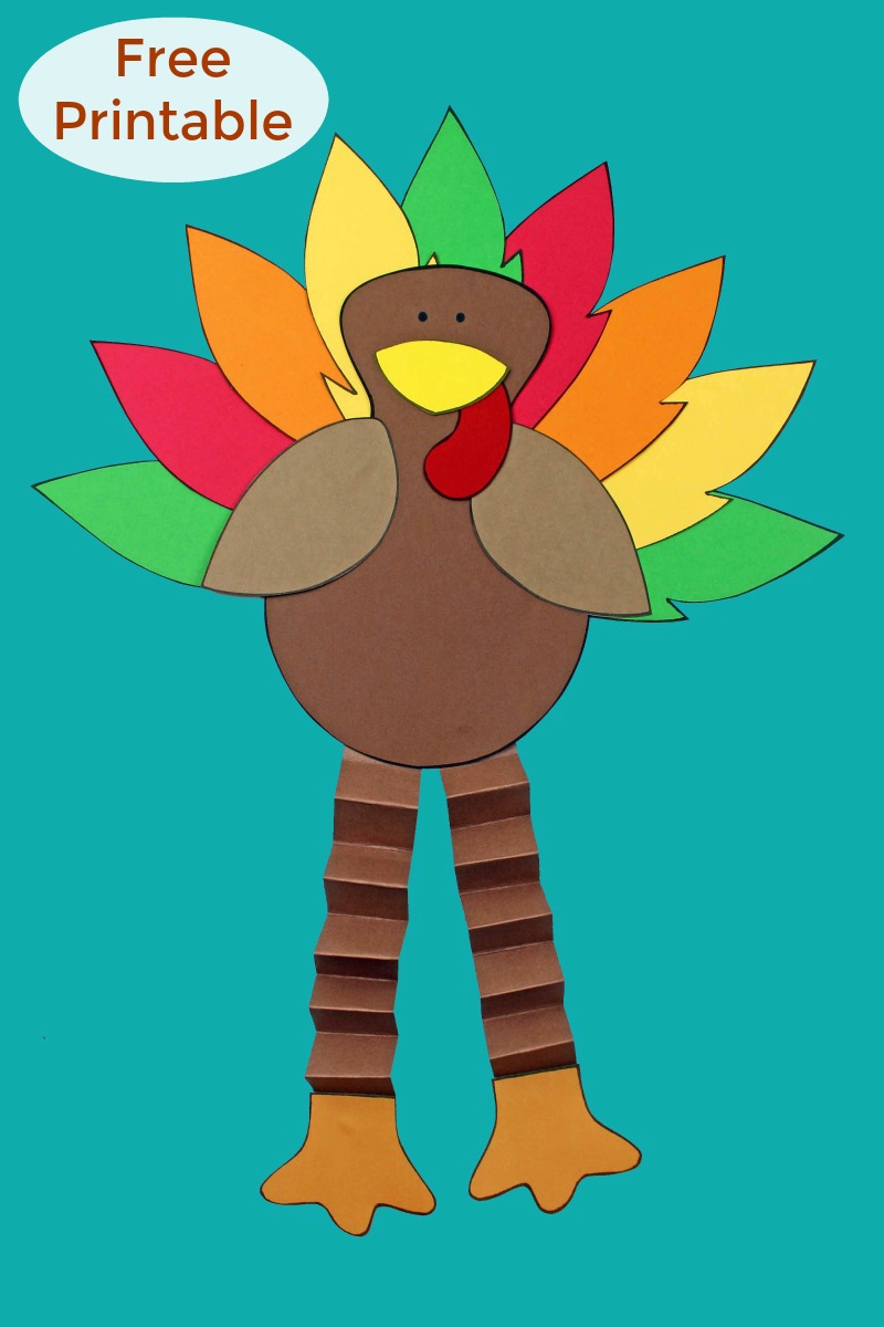 Printable Turkey Craft