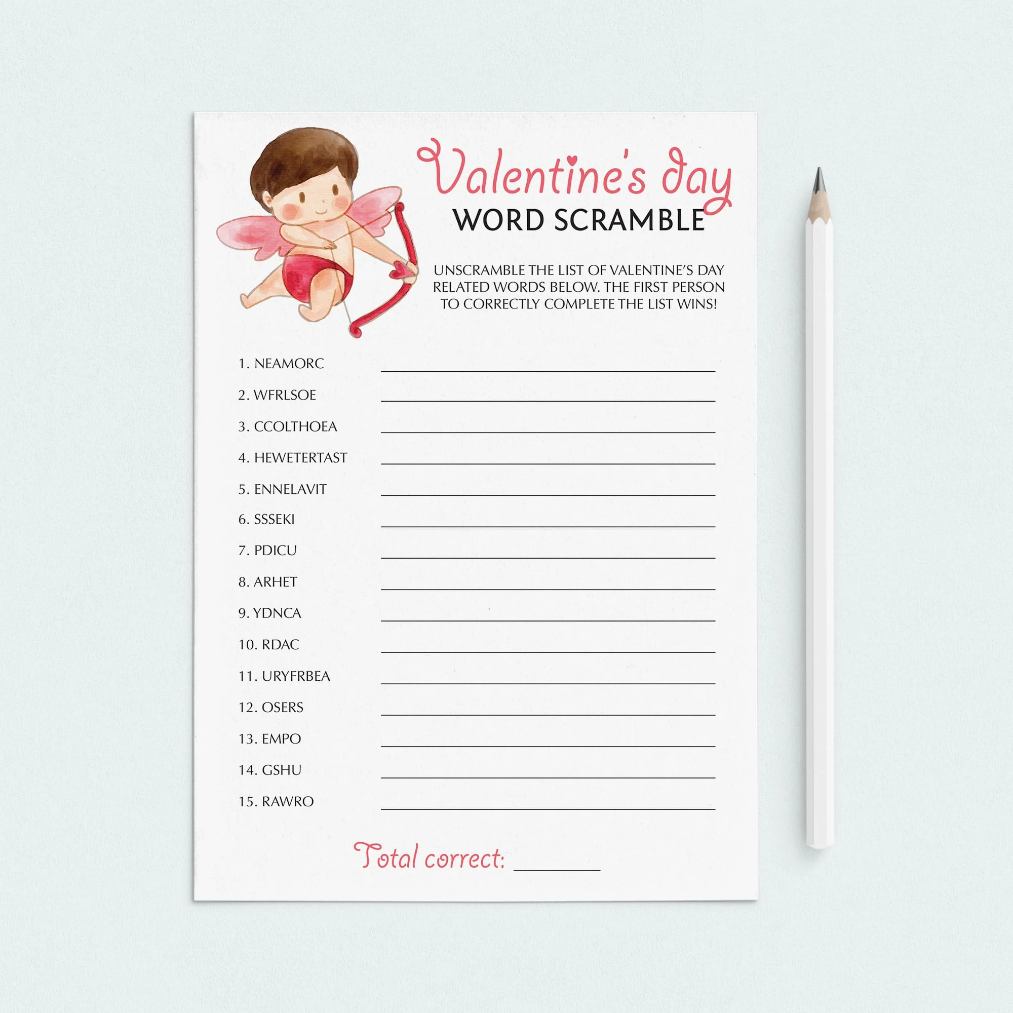 printable valentine word scramble printable valentine word scramble