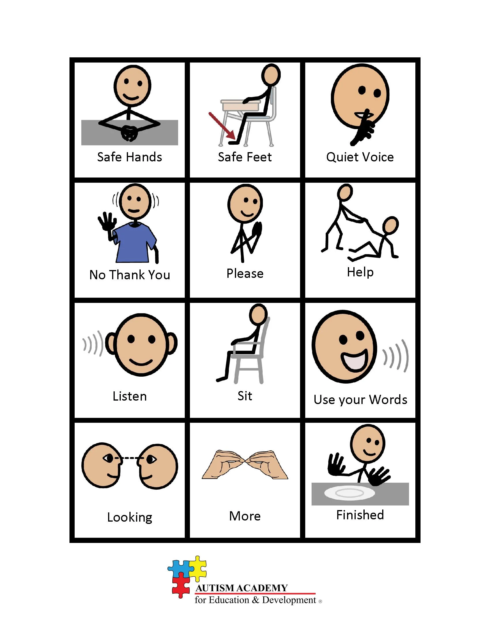free printable autism awareness cards