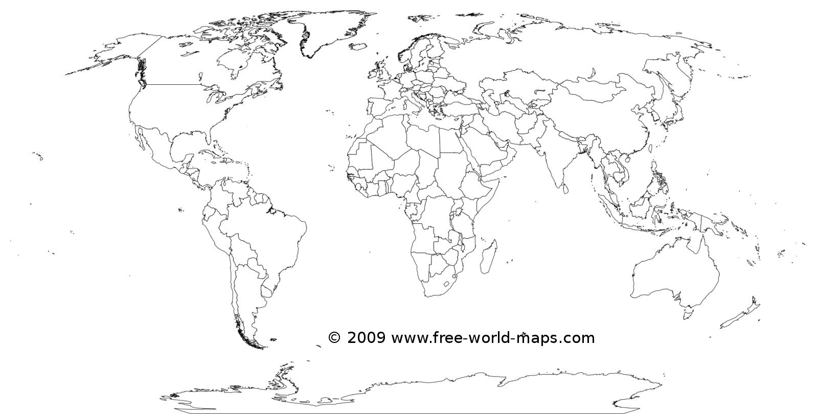 Printable White Transparent Political Blank World Map C3 Printable White Transparent Political Blank World Map C3