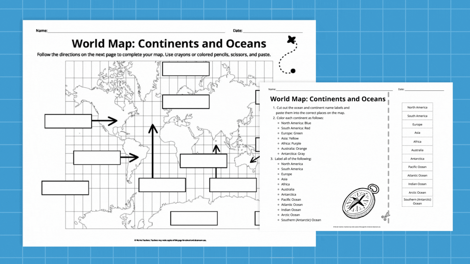 Printable World Map
