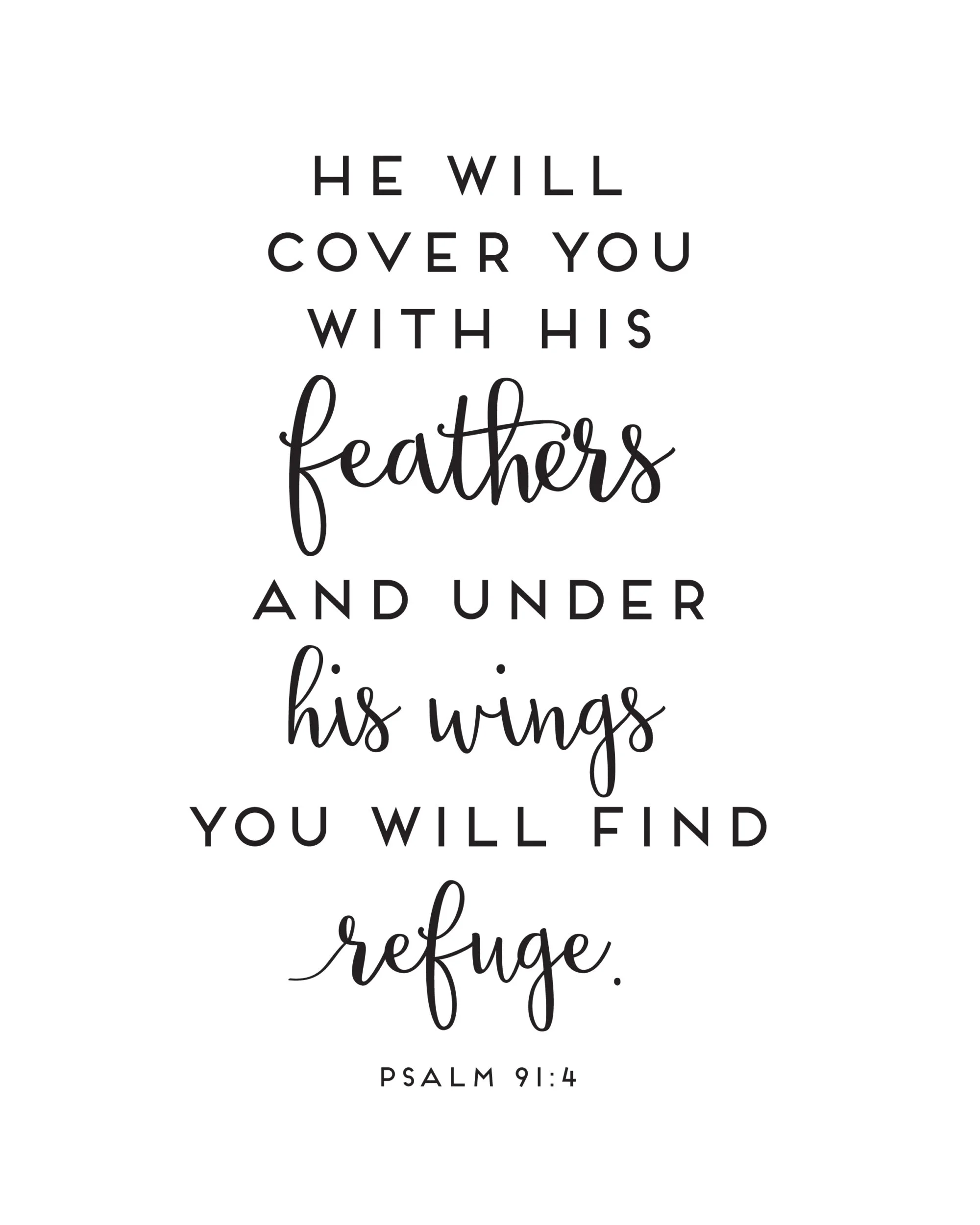 Psalm 914 Free Printable