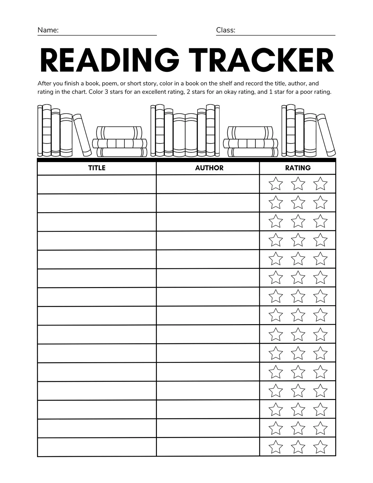 Reading Log