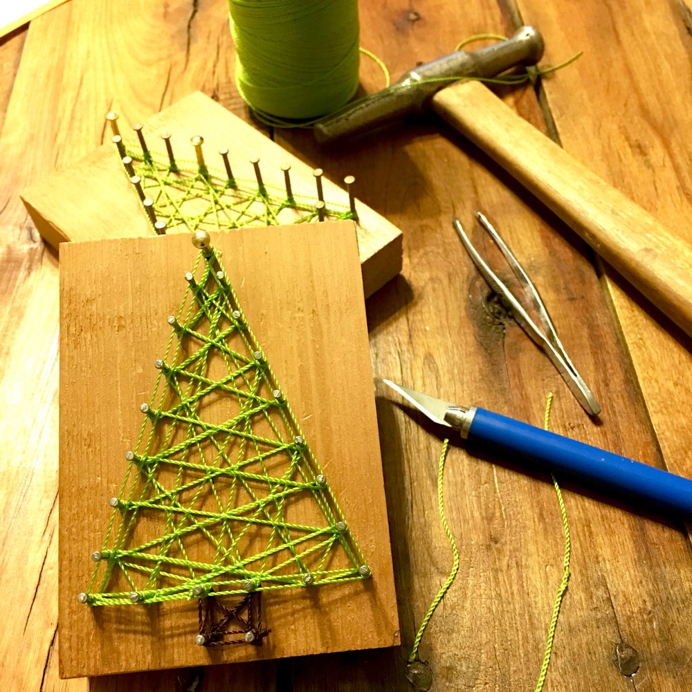 free printable christmas string art patterns