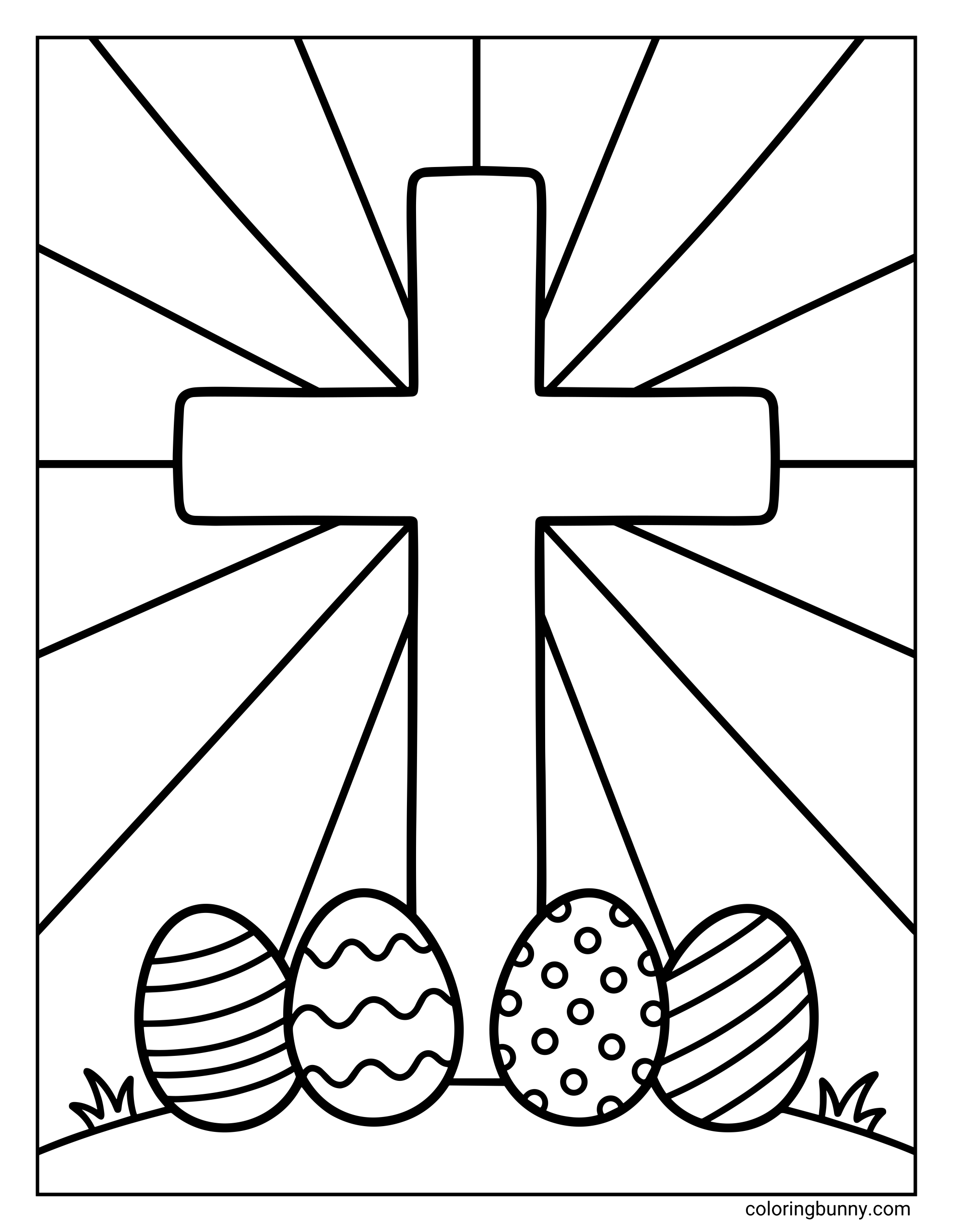 Religious Easter Coloring Pages Religious Easter Coloring Pages