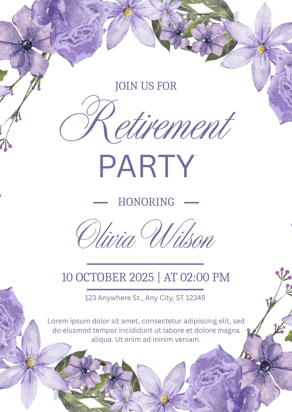 free editable retirement invitation templates for word free editable retirement invitation templates for word
