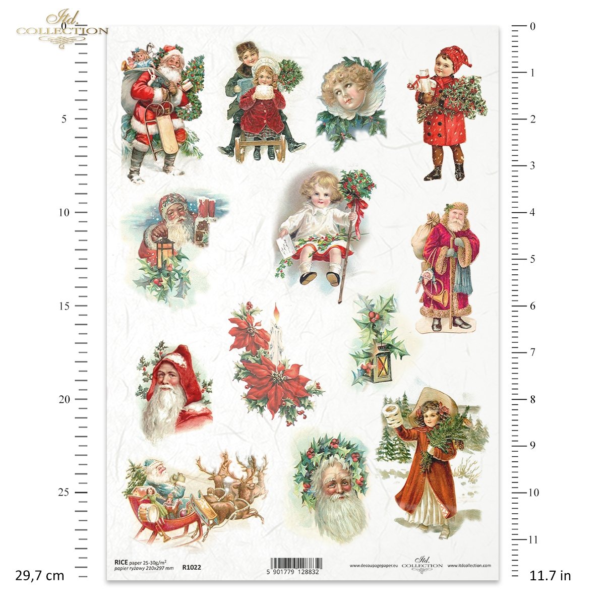 free printable christmas decoupage sheets