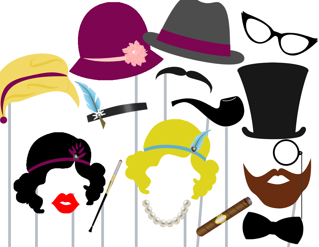 Roaring Twenties Gatsby Photo Booth Props