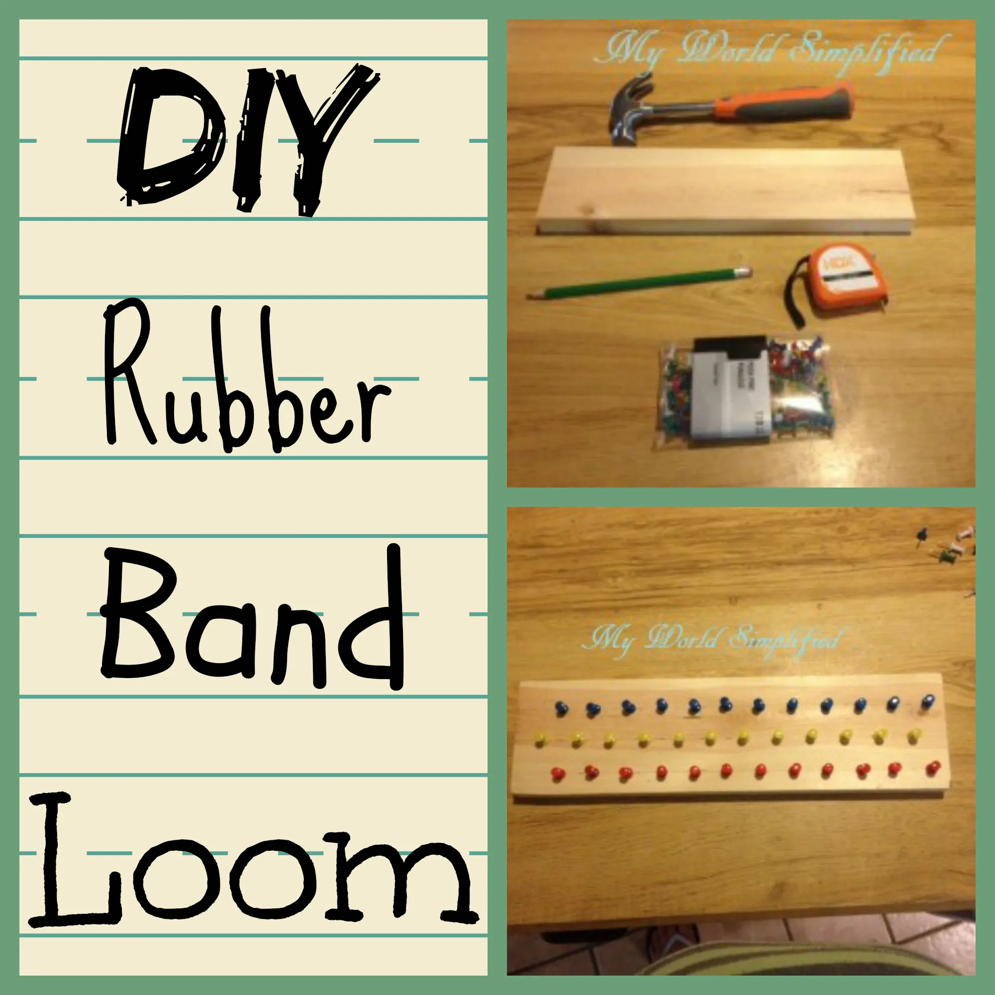 Rubber Band Bracelet Loom