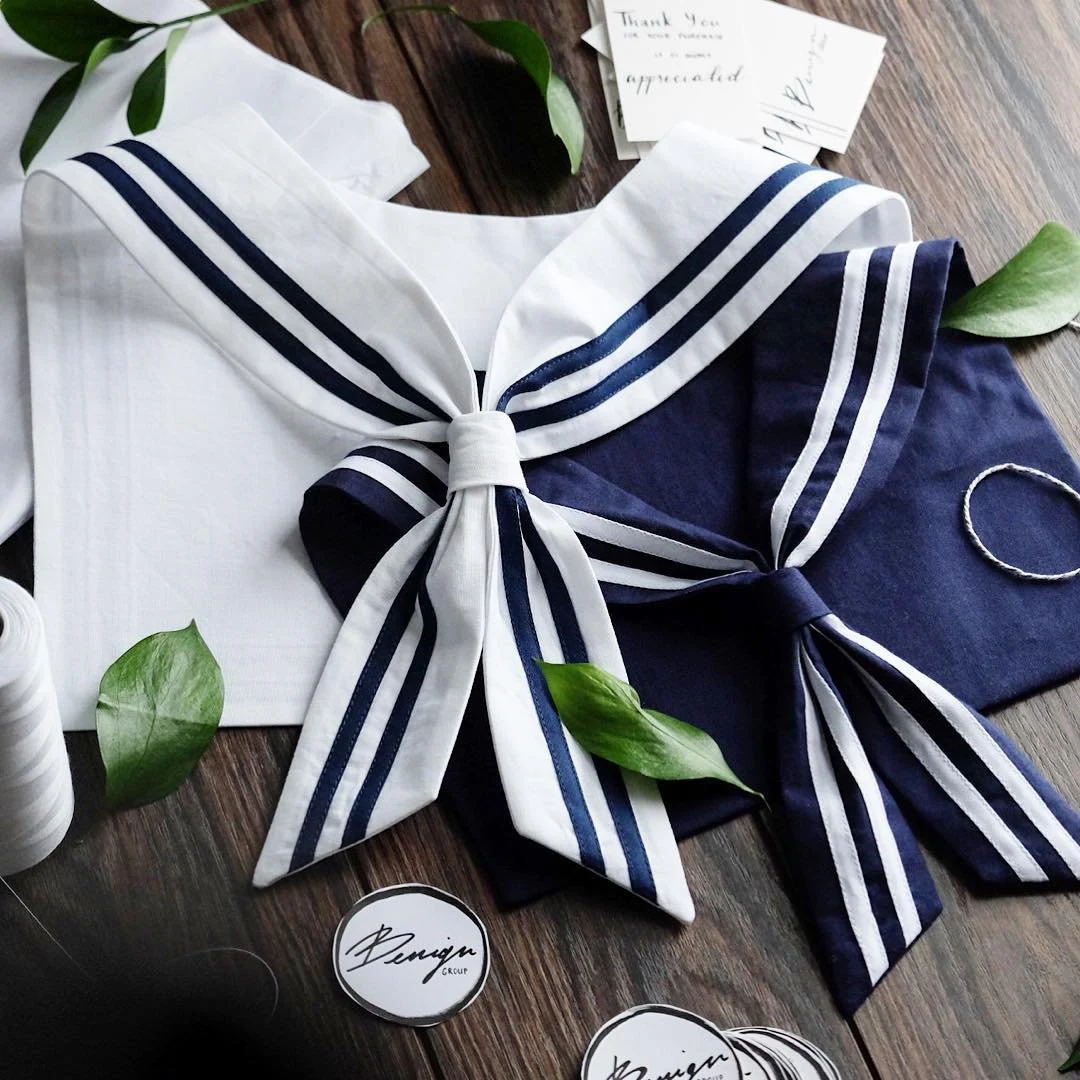 detachable sailor collar printable pattern