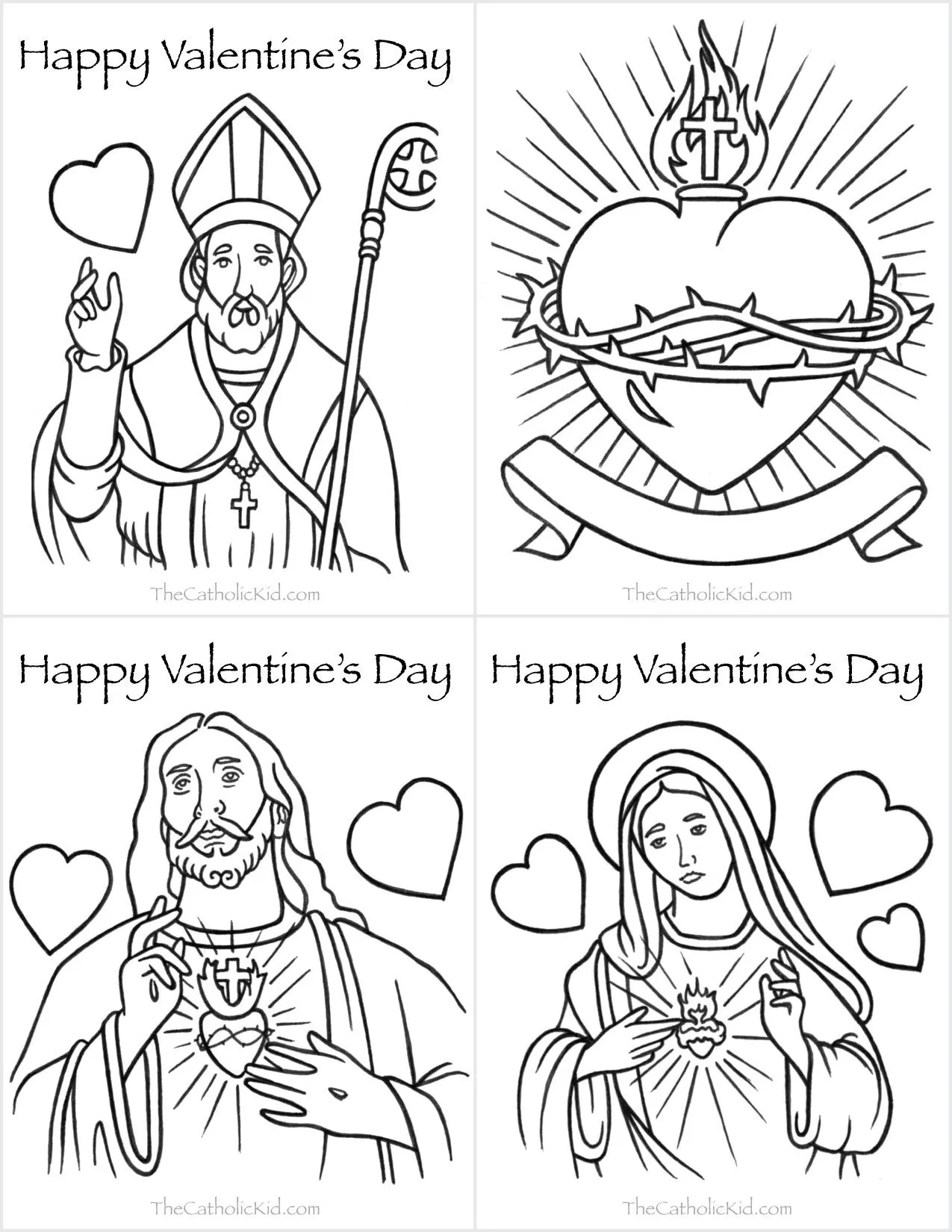 Saint Valentines Day Cards Download Pack