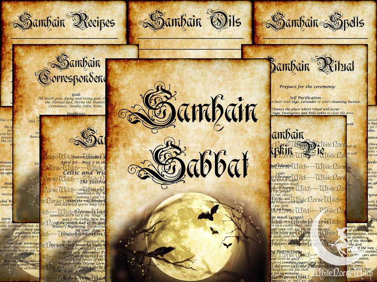 free printable grimoire pages