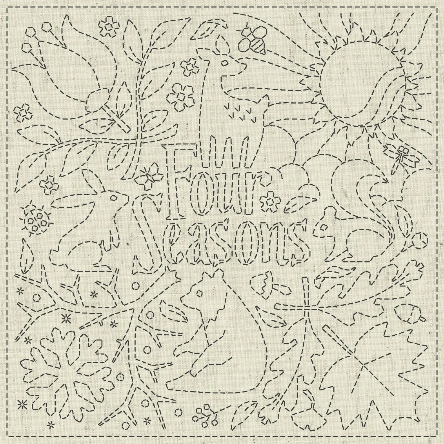 Sashiko Embroidery Sampler Four Seasons Sashiko Embroidery Sampler Four Seasons
