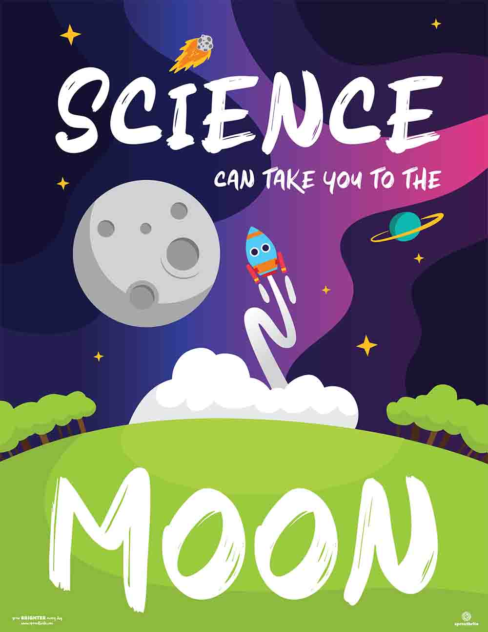 Science Classroom Quote Posters Space Theme Print Your Own Posters