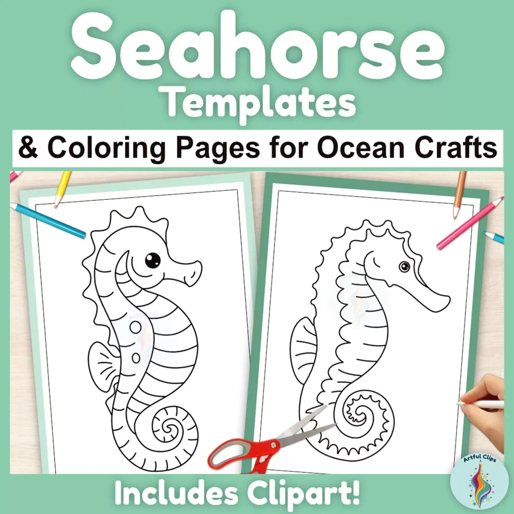 Seahorse Template