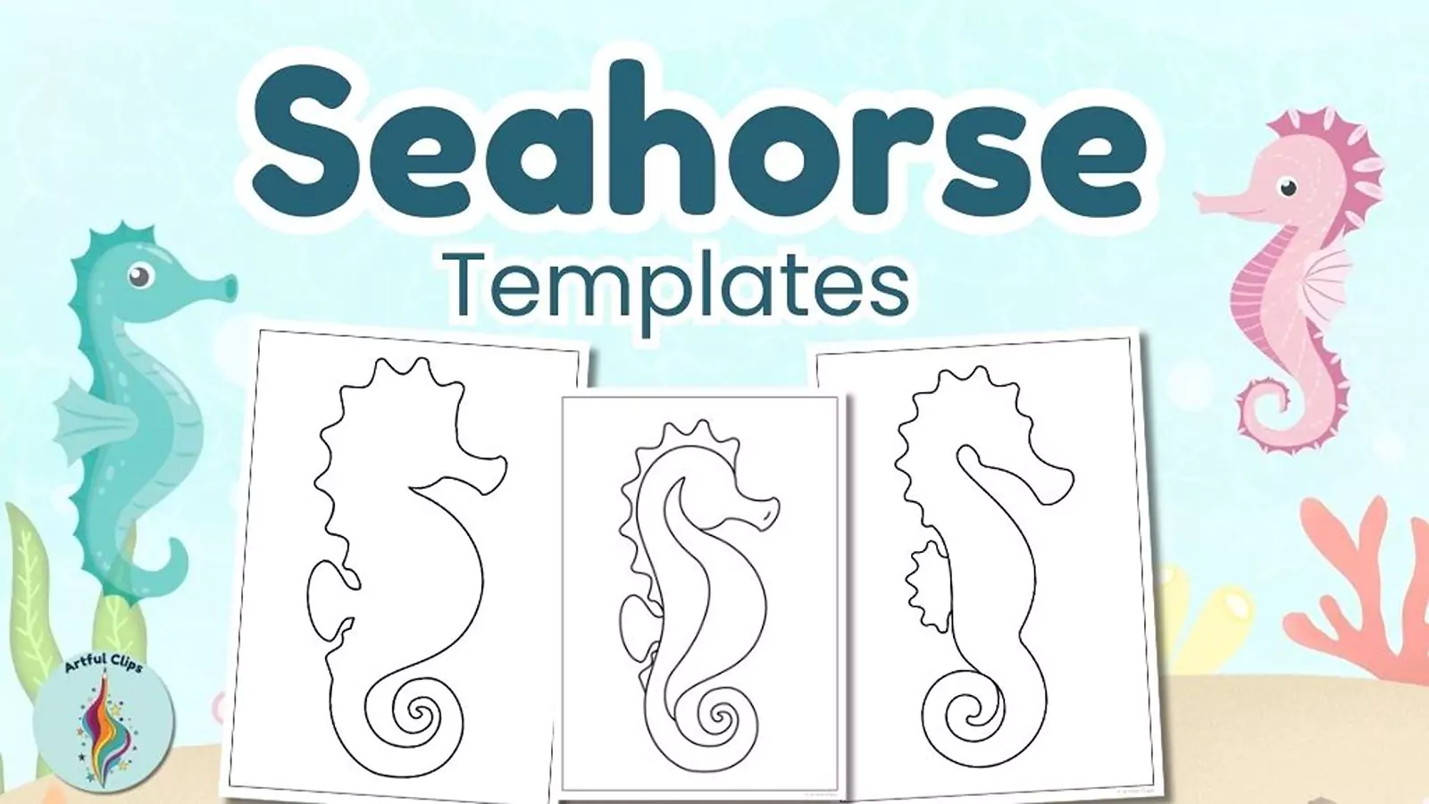 Seahorse Template