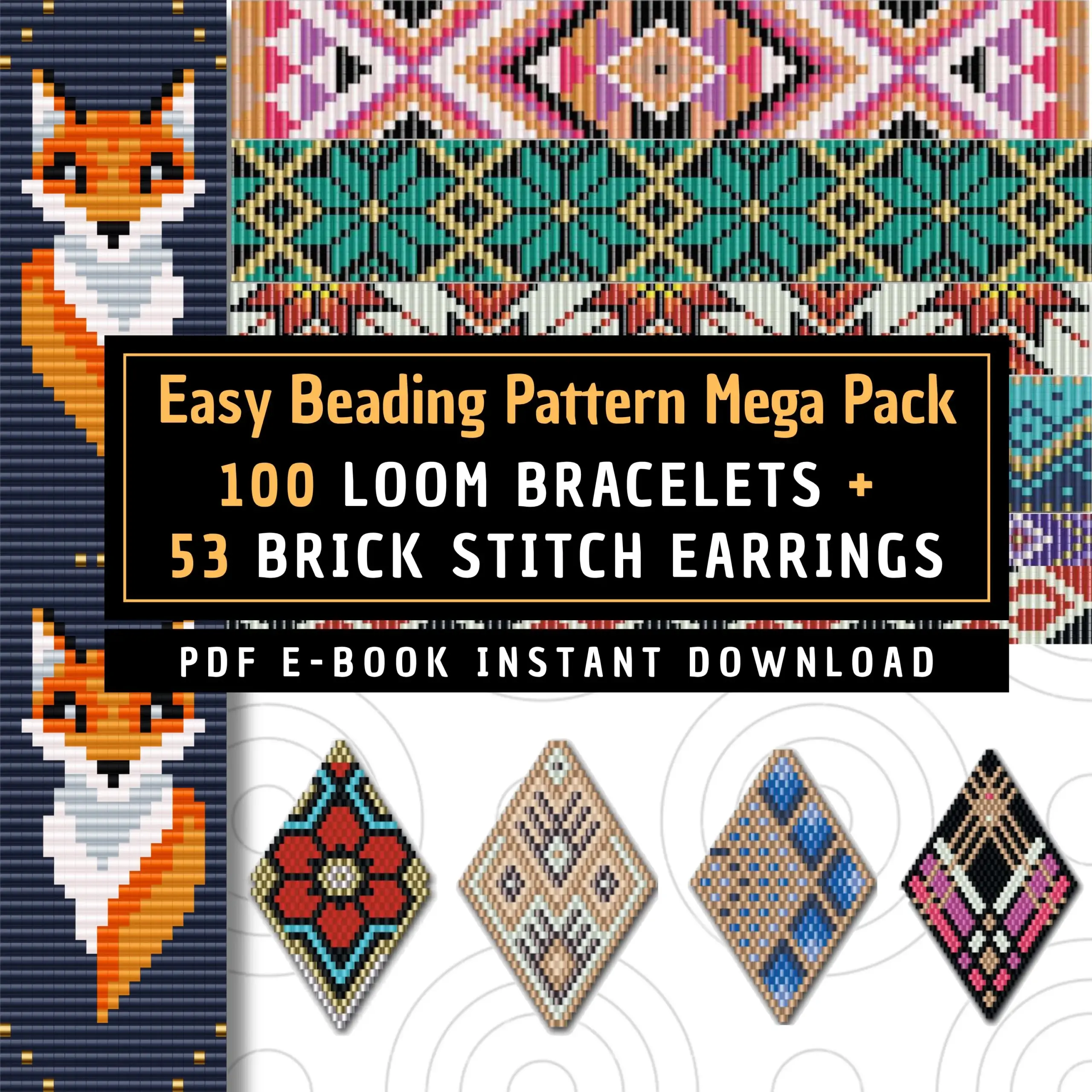Seed Bead Loom Pattern Paper