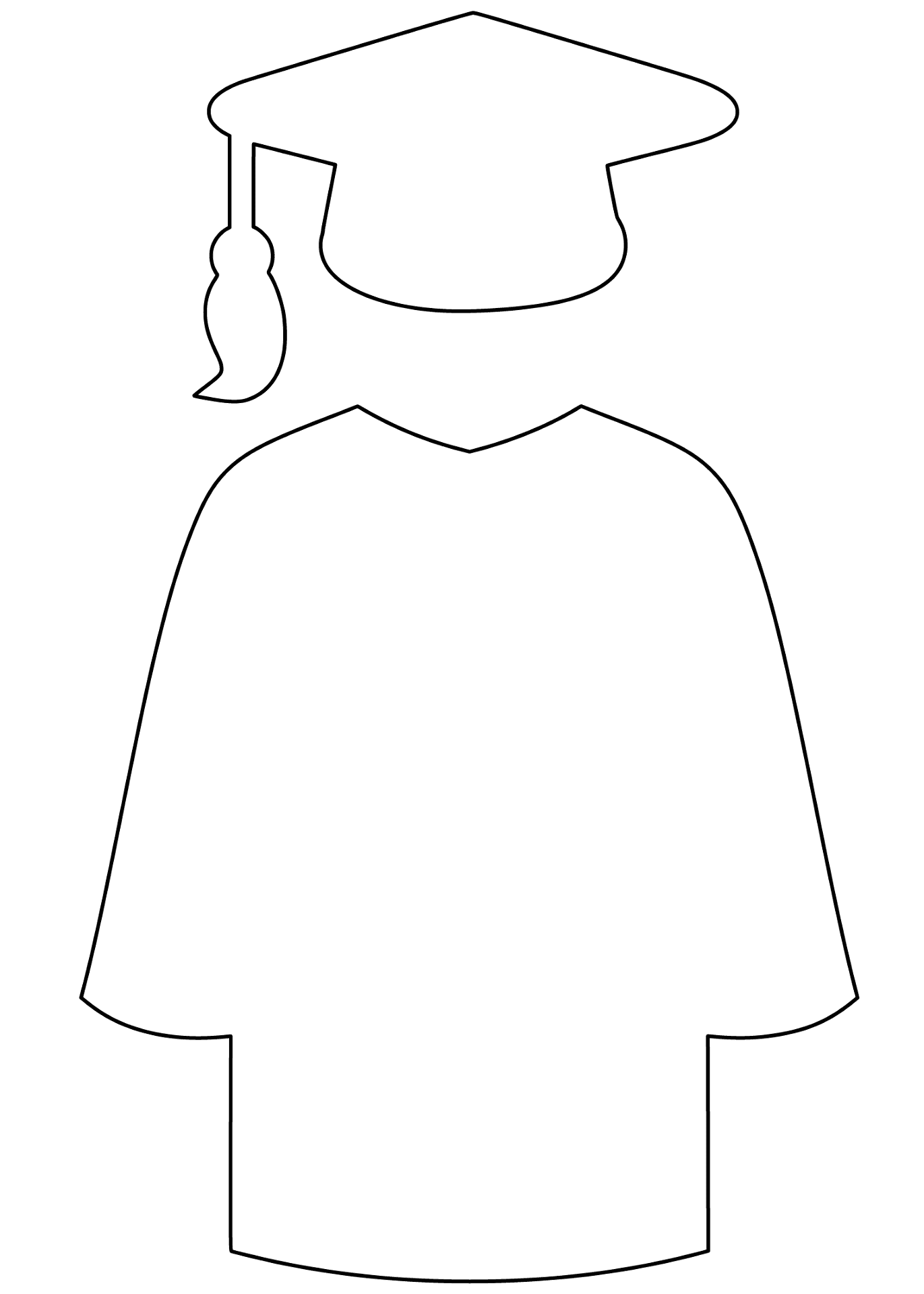 Shape Of Graduation Cap And Gown