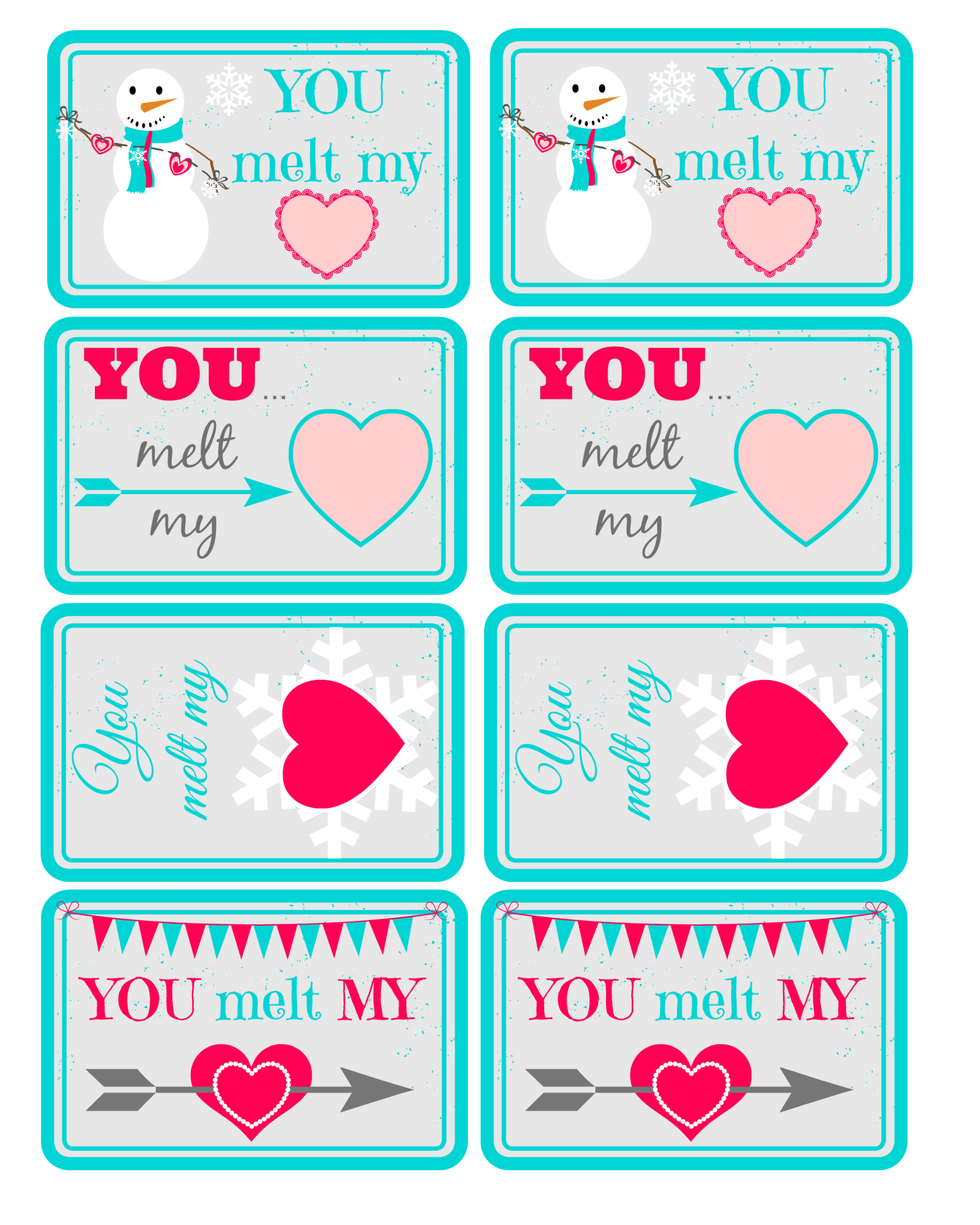 Share The Love Free Printable Valentine Gift Tags