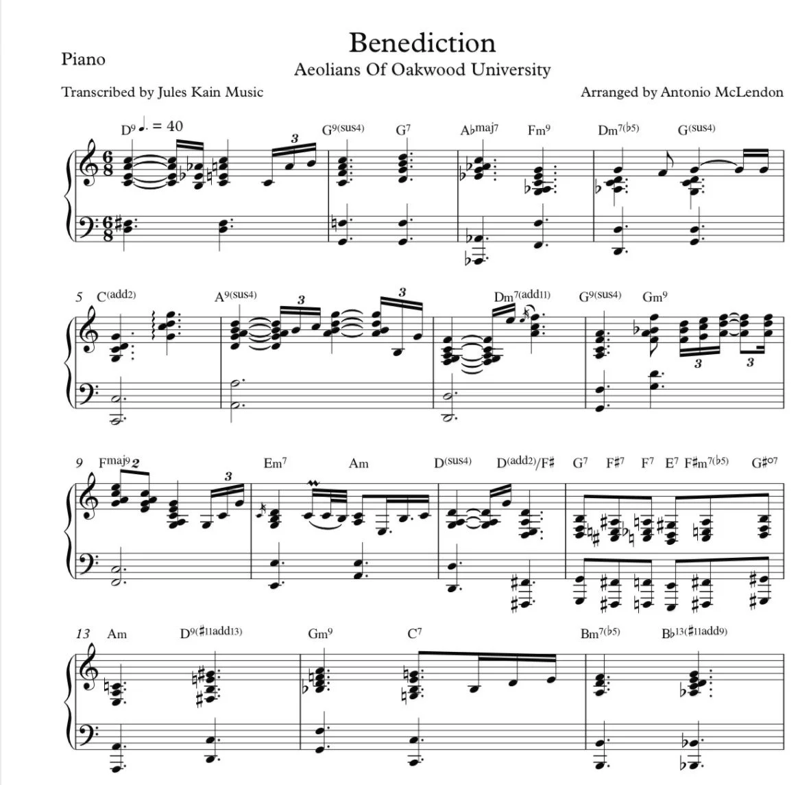 Sheetmusic