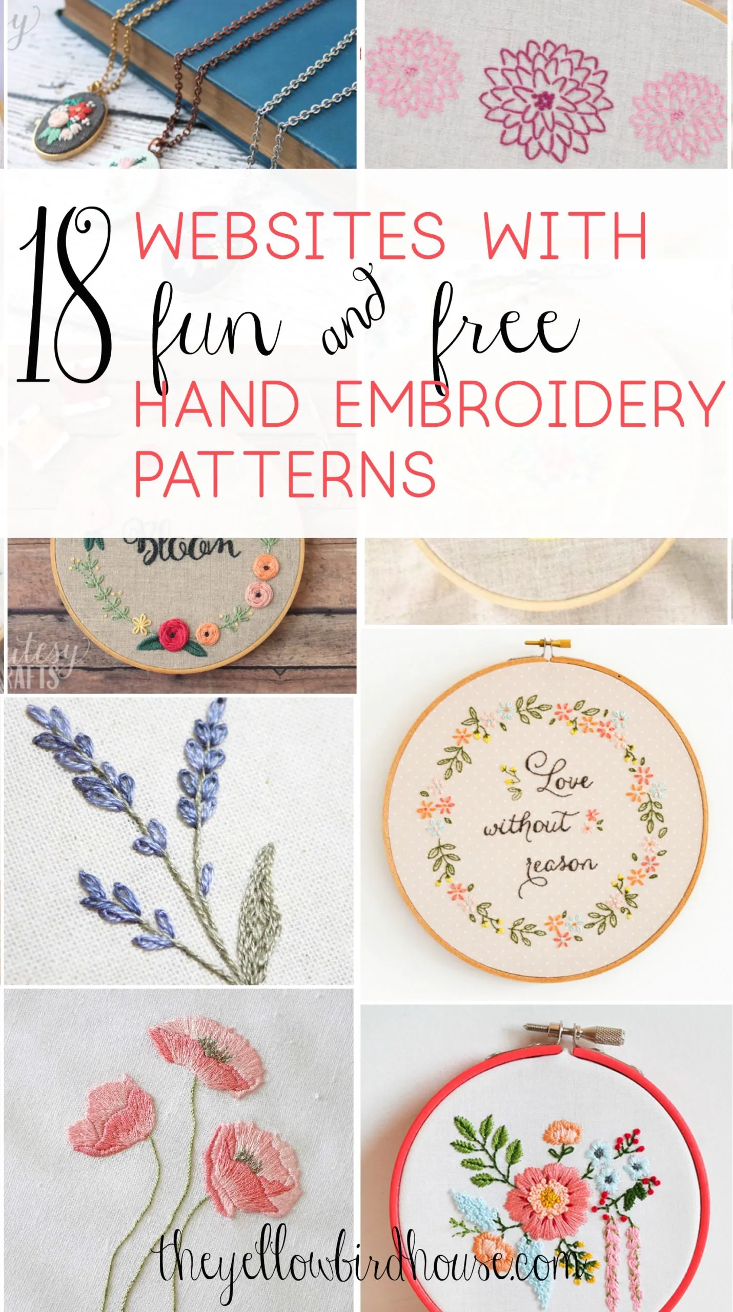 Sites With Free Hand Embroidery Patterns