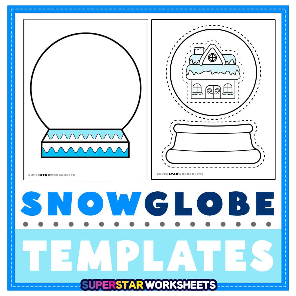 Snow Globe Templates Snow Globe Templates