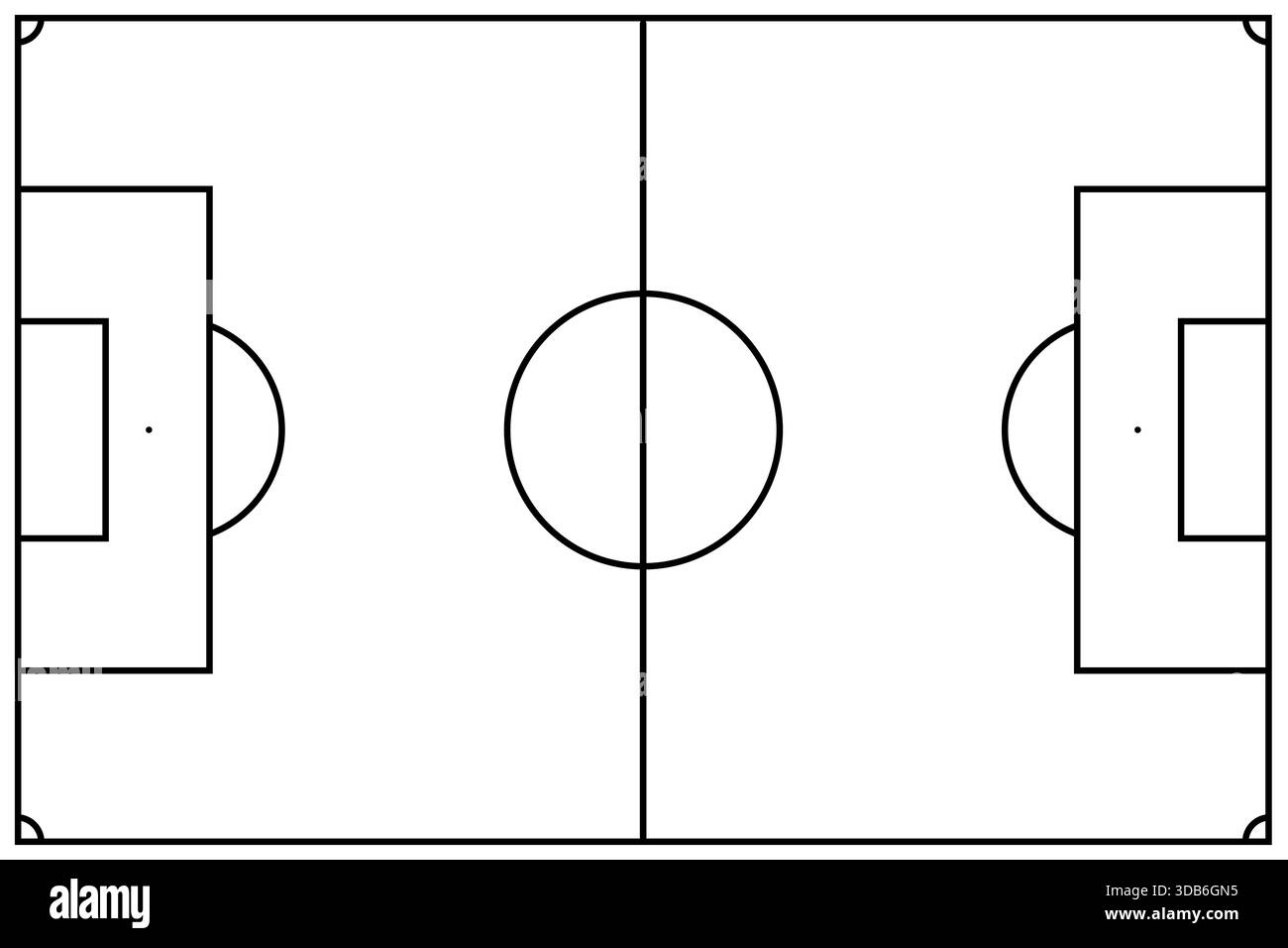 Soccer Pitch Template
