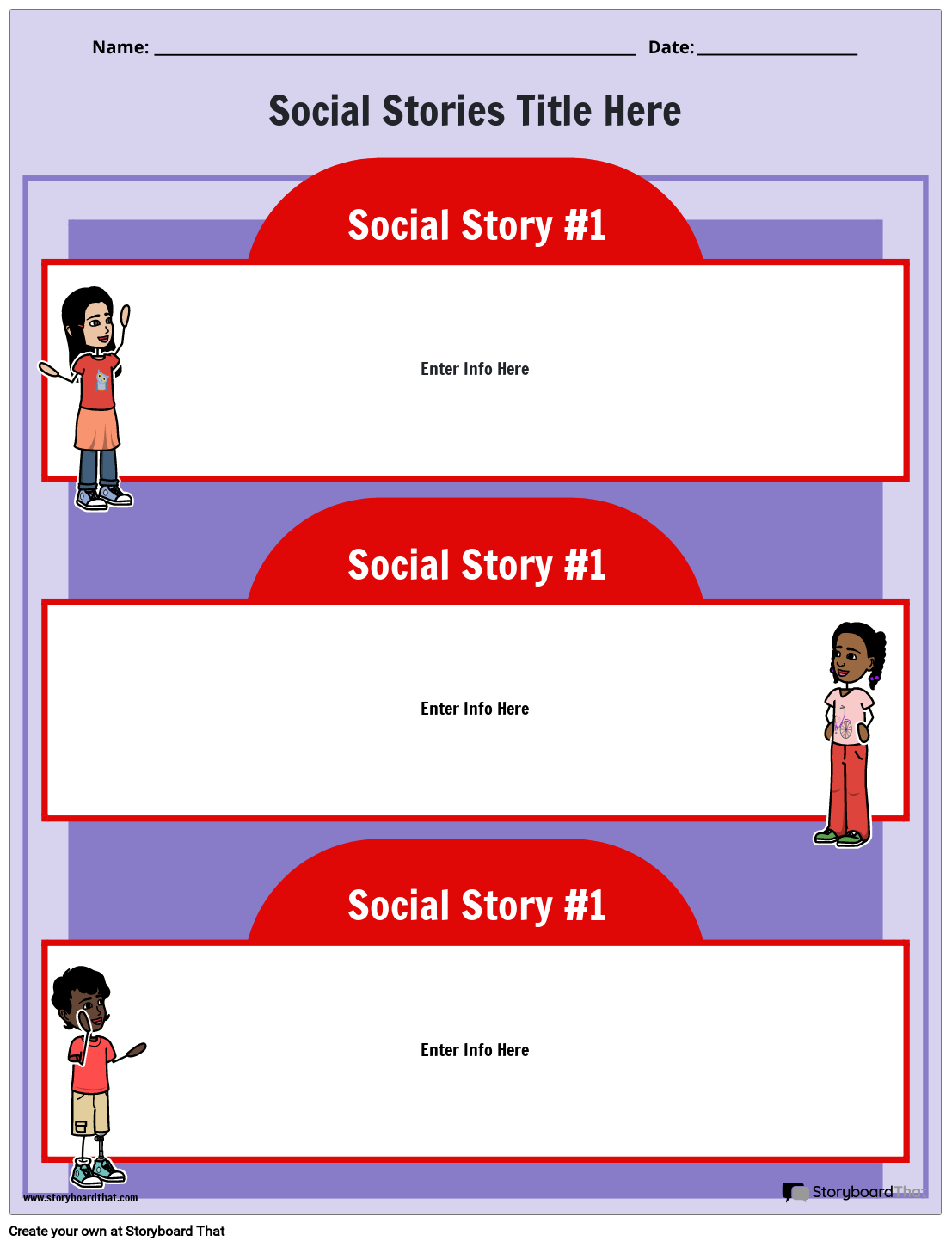 Social Stories Templates