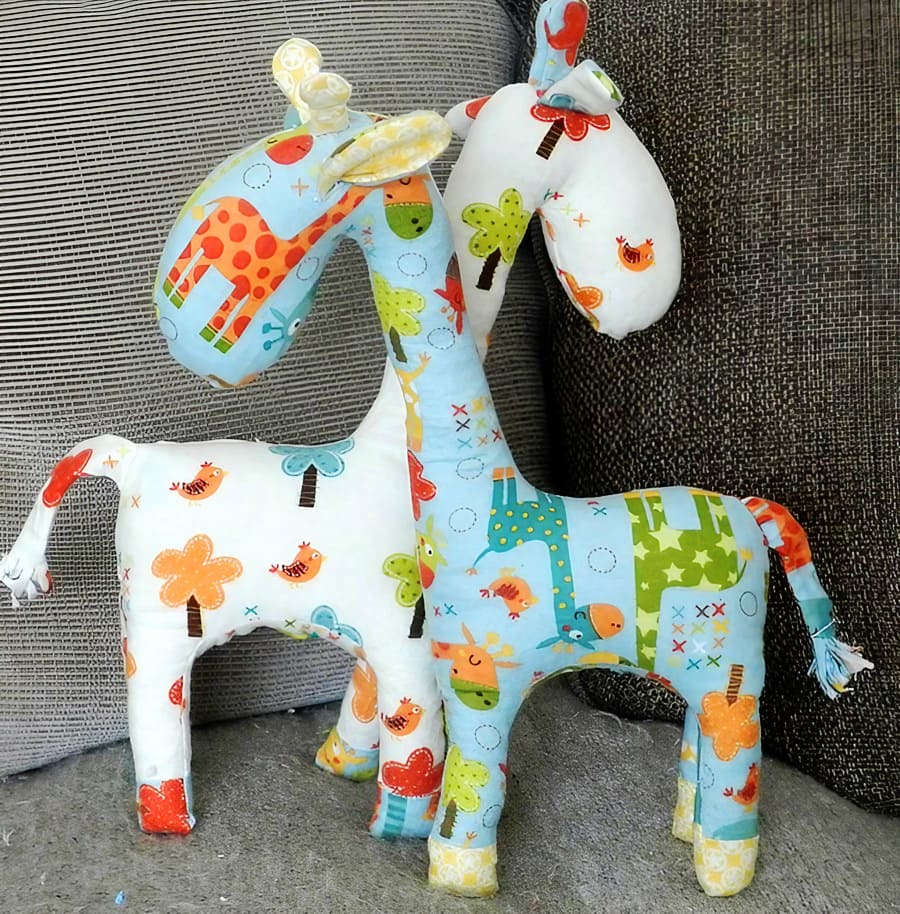 Soft Toy Giraffe Free Pattern Tutorial