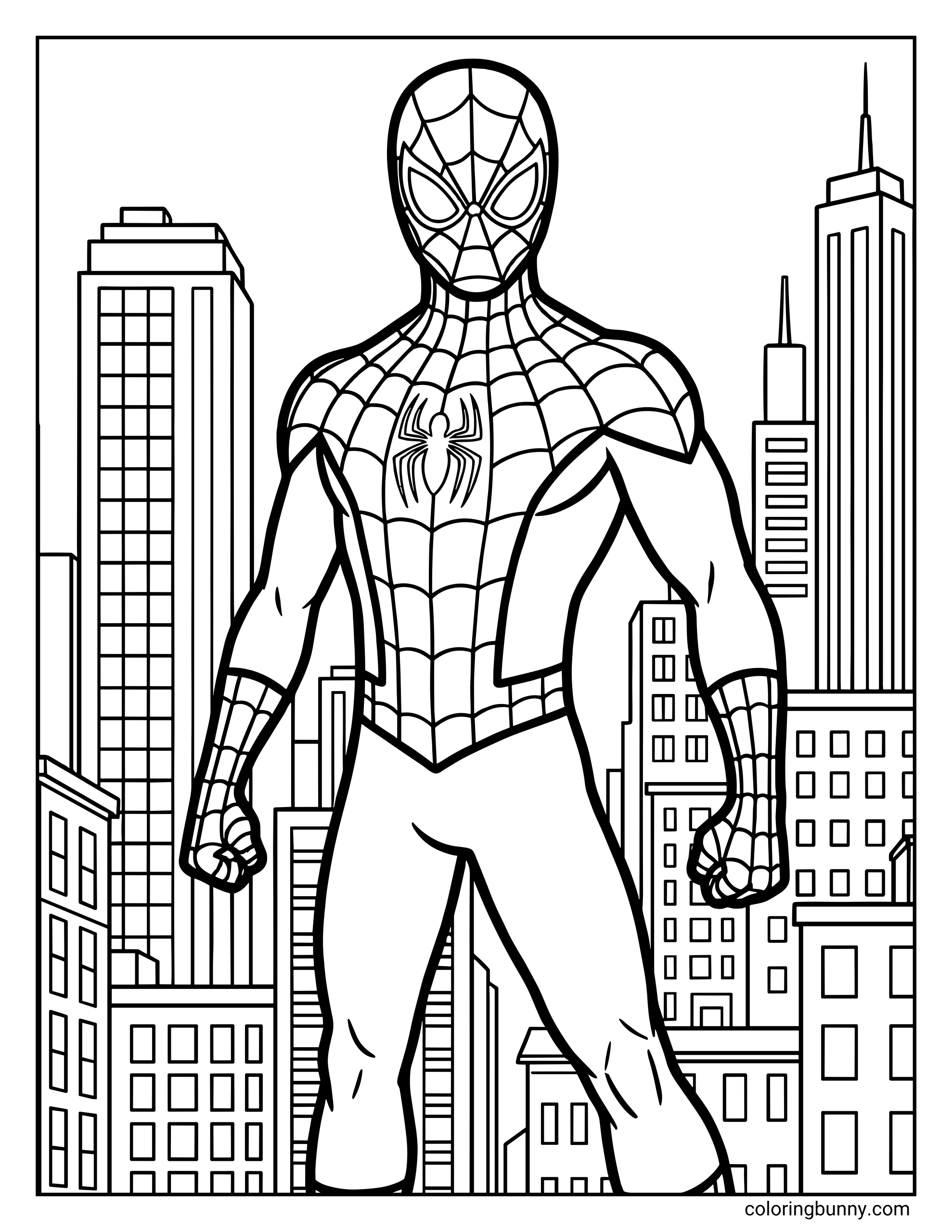 Spider Man Coloring Pages