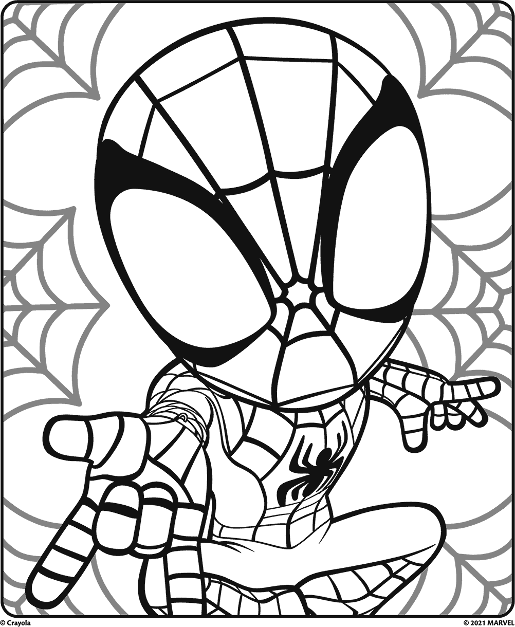 Spidey And His Amazing Friends Coloring Page