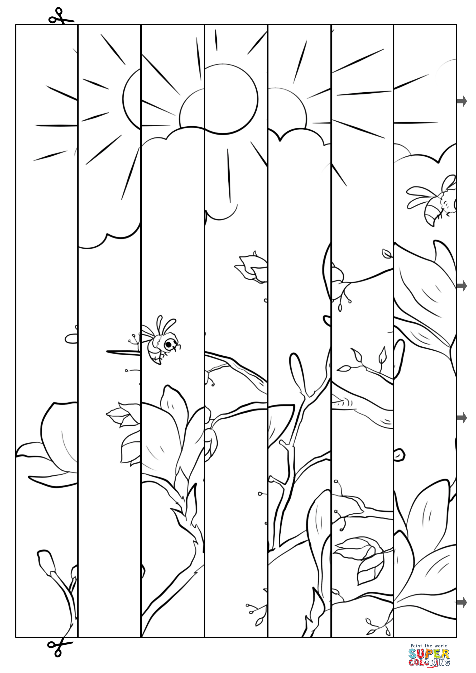 Spring Agamograph Template Spring Agamograph Template