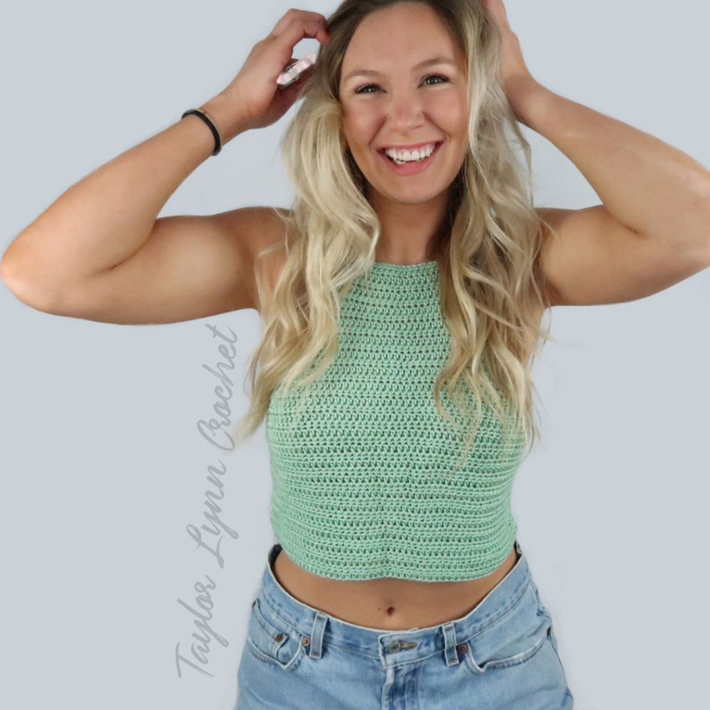 Springtide Halter Top Free Crochet Pattern